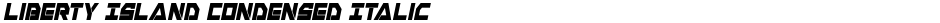 Liberty Island Condensed ItalicDemo