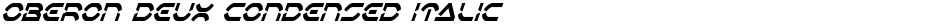 Oberon Deux Condensed ItalicDemo
