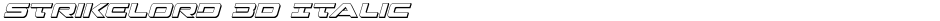 Strikelord 3D ItalicDemo