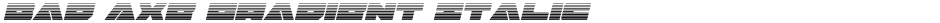 Bad Axe Gradient ItalicDemo