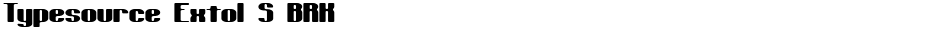 Typesource Extol S BRKDemo