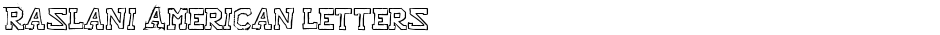 Raslani American lettersDemo