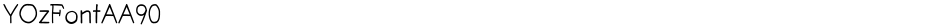 YOzFontAA90Demo