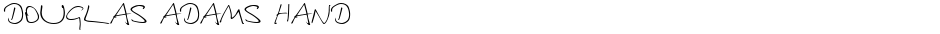 Douglas Adams HandDemo