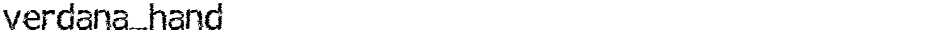 verdana_handDemo