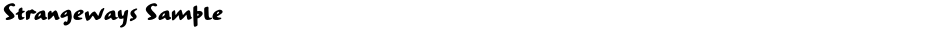 Strangeways SampleDemo