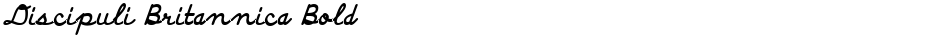 Discipuli Britannica BoldDemo