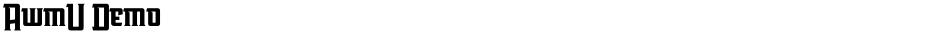 AwmU DemoDemo