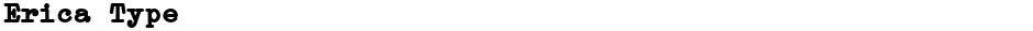 Erica TypeDemo