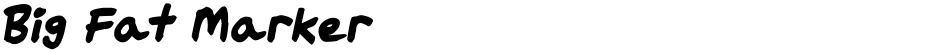 Big Fat MarkerDemo