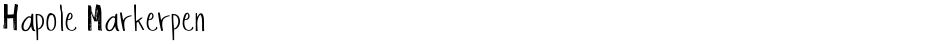 Hapole MarkerpenDemo