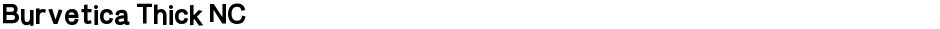 Burvetica Thick NCDemo