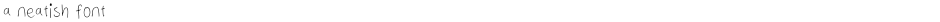 a neatish fontDemo