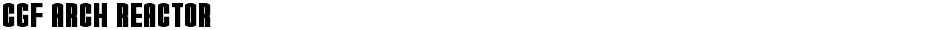 CGF Arch ReactorDemo