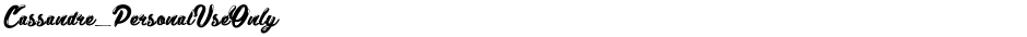 Cassandre_PersonalUseOnlyDemo