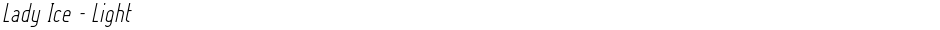 Lady Ice - LightDemo