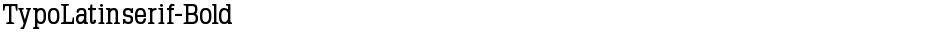 TypoLatinserif-BoldDemo