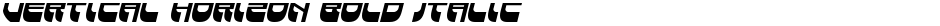 Vertical Horizon Bold ItalicDemo