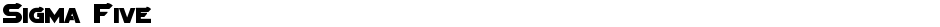Sigma FiveDemo