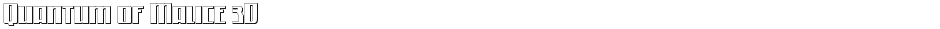 Quantum of Malice 3DDemo