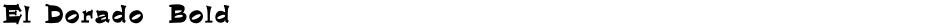 El Dorado  BoldDemo