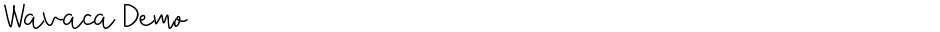 Wavaca DemoDemo