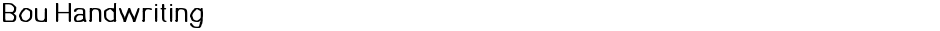 Bou HandwritingDemo