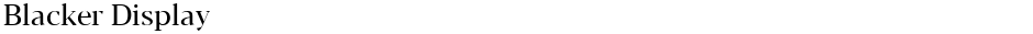 Blacker DisplayDemo