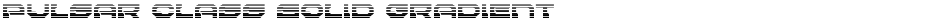 Pulsar Class Solid GradientDemo