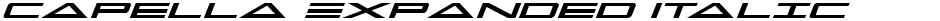 Capella Expanded ItalicDemo