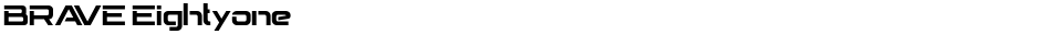 BRAVE EightyoneDemo