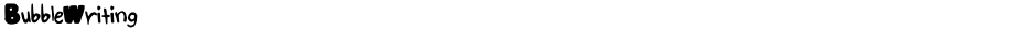 BubbleWritingDemo