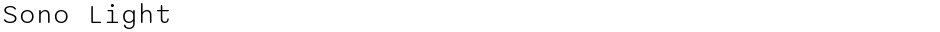 Sono LightDemo