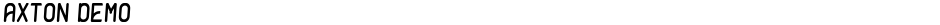 AXTON DEMODemo