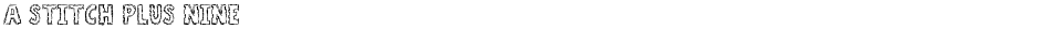 A Stitch Plus NineDemo