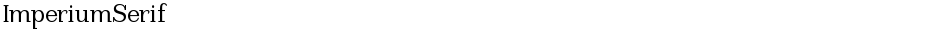 ImperiumSerifDemo