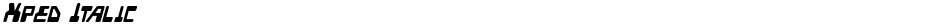 Xped ItalicDemo