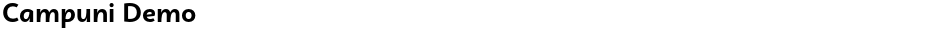 Campuni DemoDemo