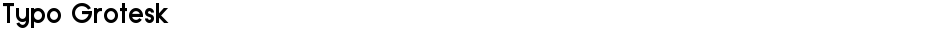 Typo GroteskDemo