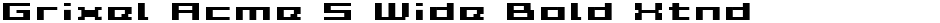 Grixel Acme 5 Wide Bold XtndDemo