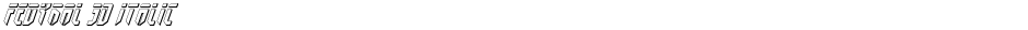 Fedyral 3D ItalicDemo
