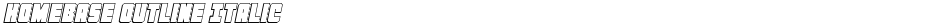 Homebase Outline ItalicDemo