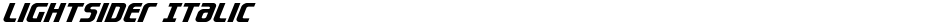 Lightsider ItalicDemo