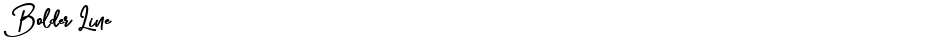 Bolder LineDemo