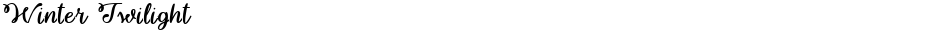 Winter TwilightDemo