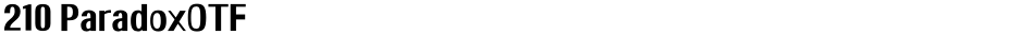 210 ParadoxOTFDemo