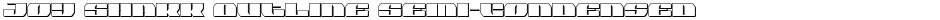 Joy Shark Outline Semi-CondensedDemo