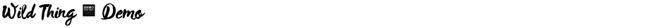 Wild Thing - DemoDemo