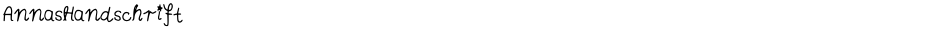 AnnasHandschriftDemo