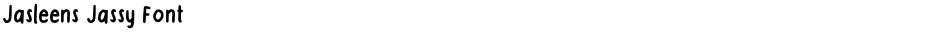 Jasleens Jassy FontDemo